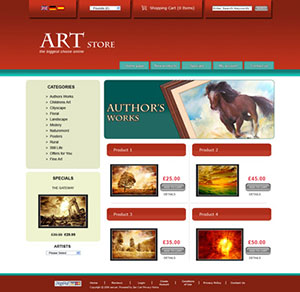 Art E-Commerce Template