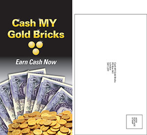 Cash My Gold Bricks Envelope