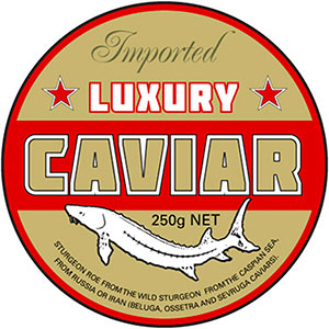 Tin Caviar Label 2