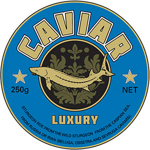 Tin Caviar Label 1