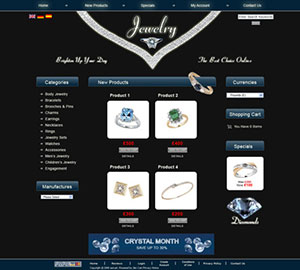 Jewellery E-Commerce Template 1