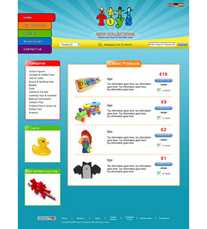 Toys E-Commerce Template 2