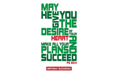 Typographic Religious Birthday Greeting Cards