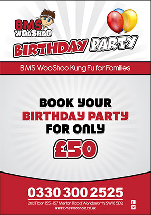 BMS WooShoo Birthday Party Poster