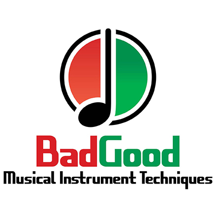 Bad Good Musical Instrument Techniques logo design